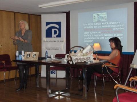 Sres. Galarraga i Heffes durant la xerrada