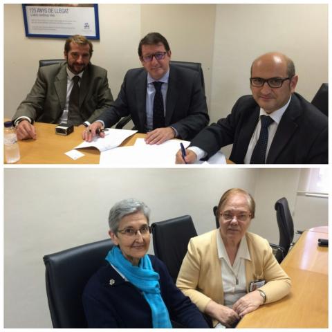 Acord de col·laboració amb l'Hospital de Nens de Barcelona