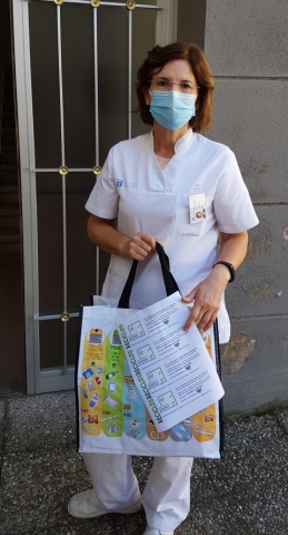 Donació de mascaretes de l'Associació Micropobles de Catalunya