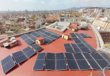 Instal·lació de plaques fotovoltaiques